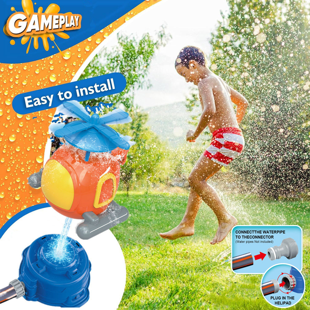 Children's Kweichow Moutai Helicopter Sprinkler Summer Outdoor Lawn Parent-child Splash Water Toys