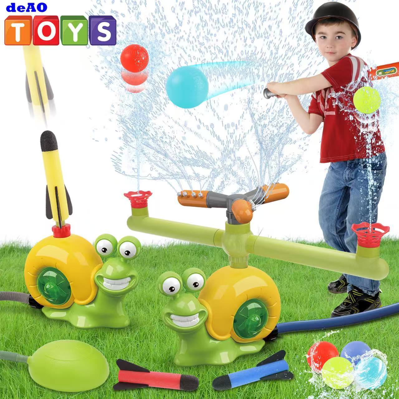 Water Sprinkler Snail Toy
