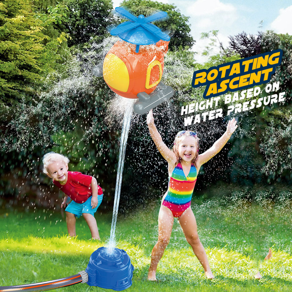 Children's Kweichow Moutai Helicopter Sprinkler Summer Outdoor Lawn Parent-child Splash Water Toys