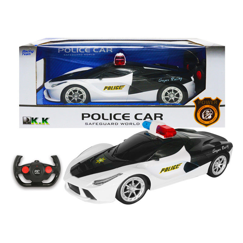 Wireless Electric Remote Control Police Car – Night Patrol Edition