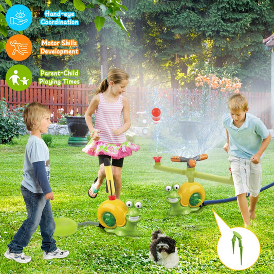 Water Sprinkler Snail Toy