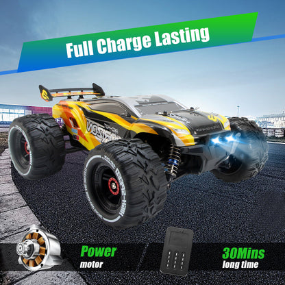 High Speed 50 Kmh RC Car, RC Monster Truck, 4WD All Terrain Off-Road Remote-Control Car