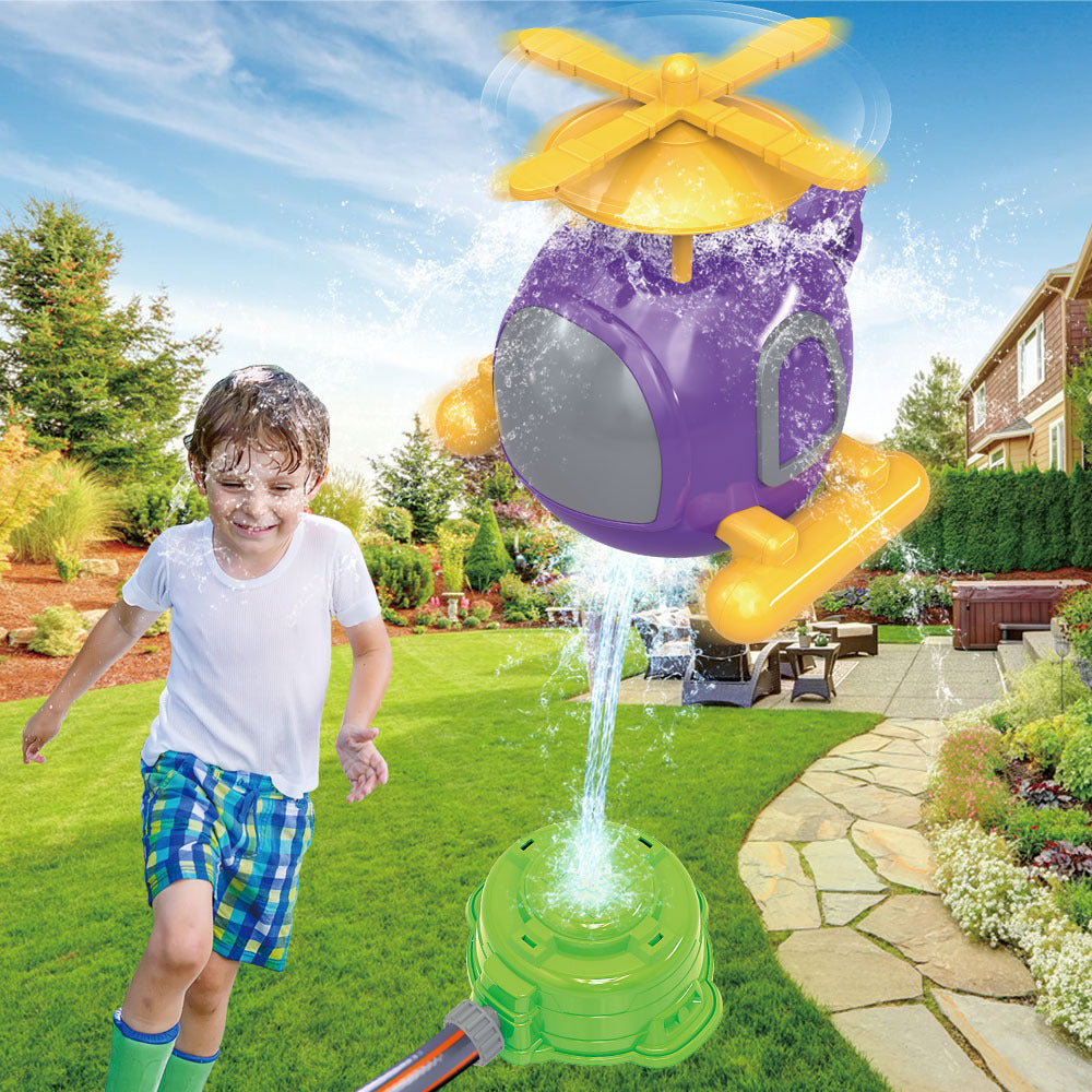 Children's Kweichow Moutai Helicopter Sprinkler Summer Outdoor Lawn Parent-child Splash Water Toys
