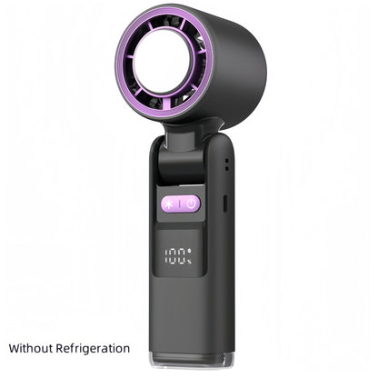 Turbos Chilled Ice Sensation Cold Fan Super Mini Turbos Speed Fan USB Powered Digital Displa