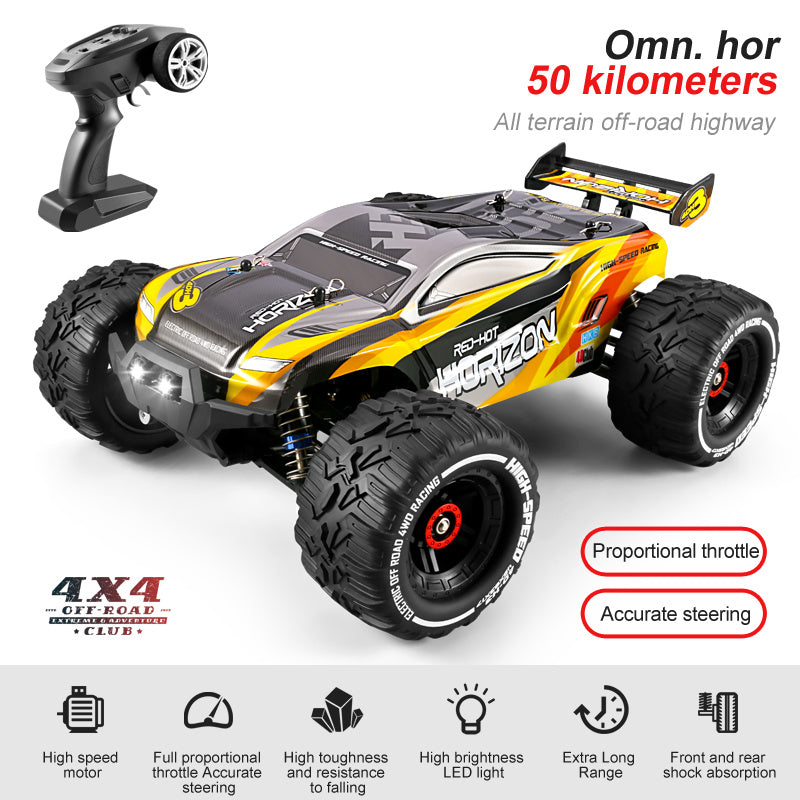 High Speed 50 Kmh RC Car, RC Monster Truck, 4WD All Terrain Off-Road Remote-Control Car